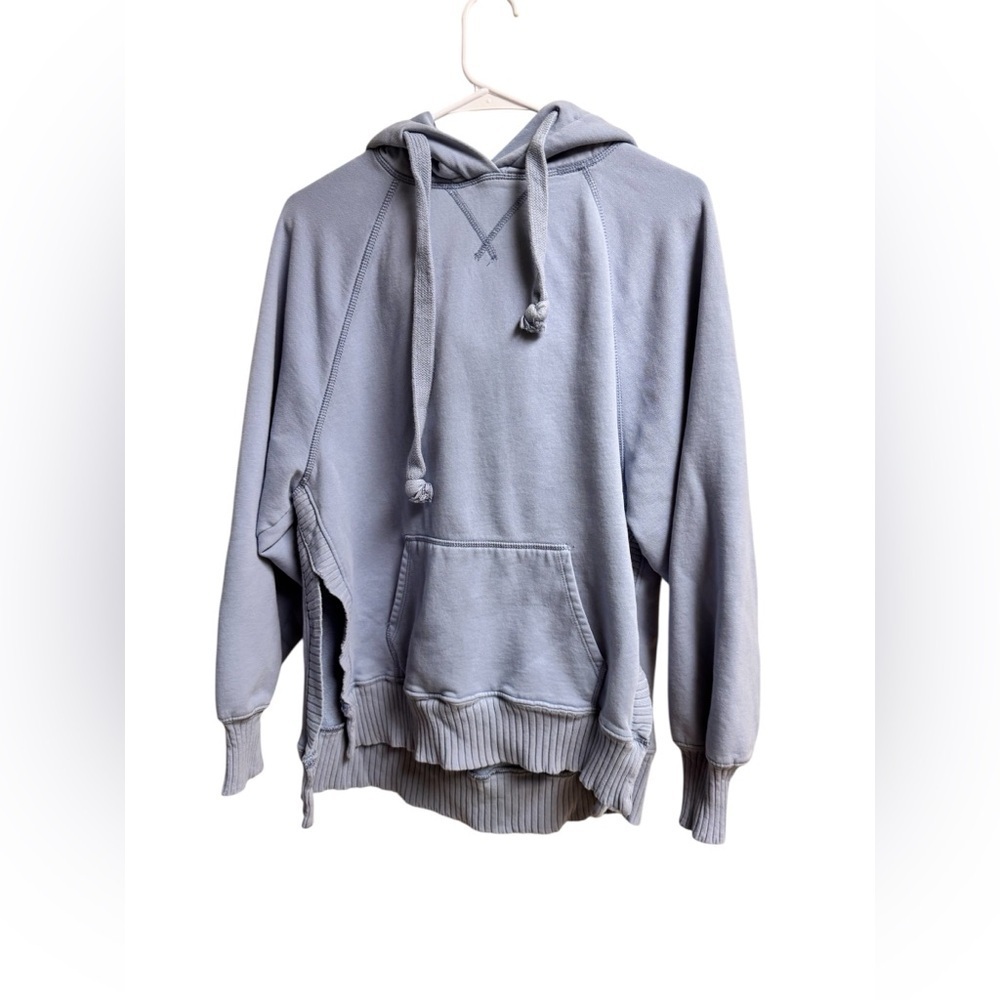 American Eagle Light Blue Hoodie Sweatshirt Women’s Sz S Comfy Casual Pullover